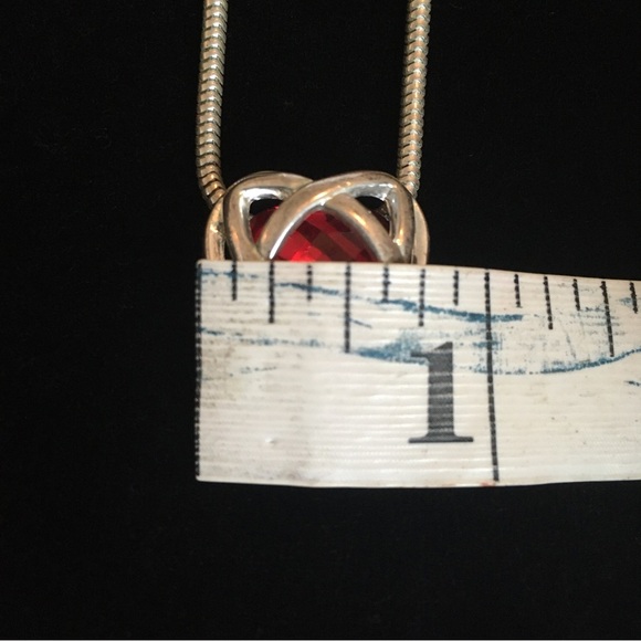 VINTAGE Kim Rogers Interchangeable Hearts Pendant Necklace - Picture 13 of 13